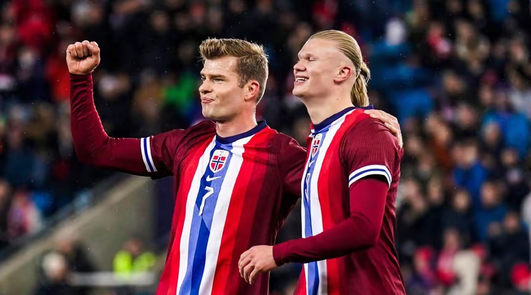 挪威绝杀比利时，萨内扛起全队