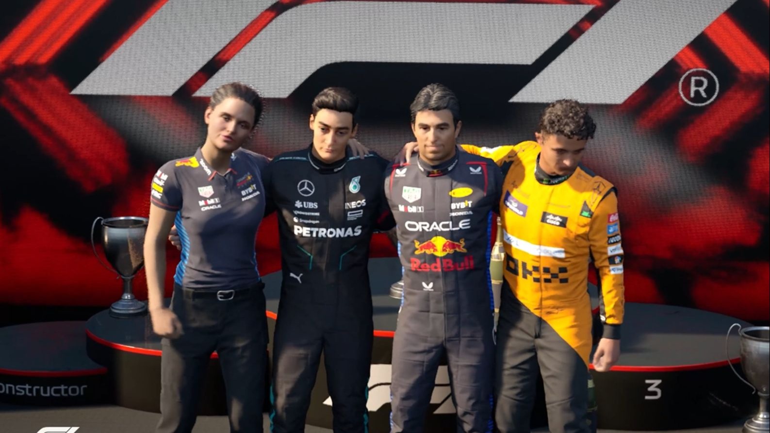 雷诺车队轻取索伯车队,诺里斯点燃赛场 雷诺车队轻取索伯车队,诺里斯点燃赛场